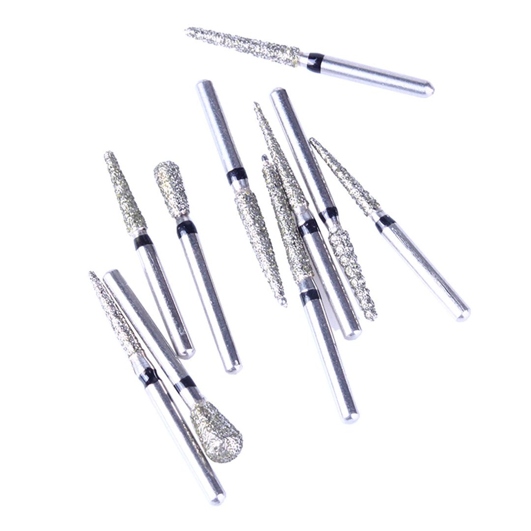 Dental Diamond Bur FG-111 Gingival Bevel Burs Kit 10pcs/Kit