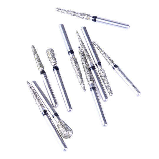 Dental Diamond Bur FG-111 Gingival Bevel Burs Kit 10pcs/Kit