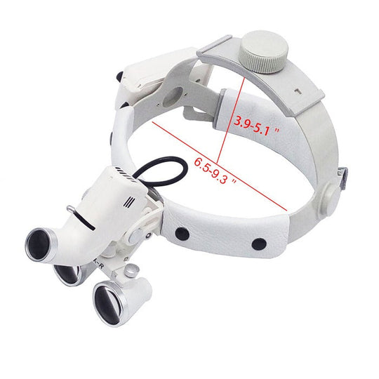 Dental Loupe Headband 3.5X Magnification Surgical Binocular Loupes With 5W LED Headlight