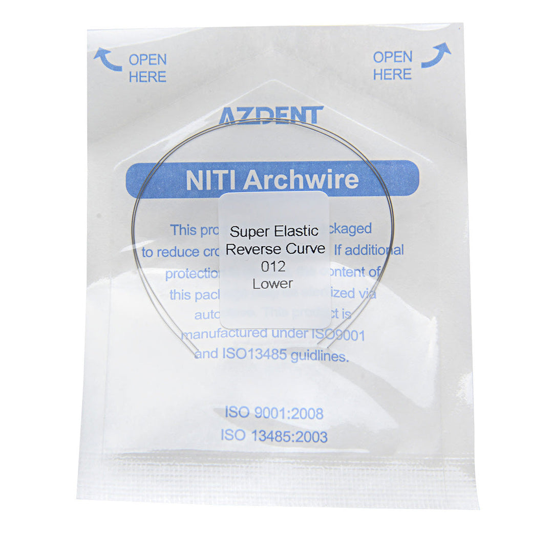 Archwire Niti Reverse Curve Round Full Size 2pcs/Pack