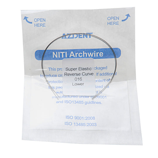 Archwire Niti Reverse Curve Round Full Size 2pcs/Pack