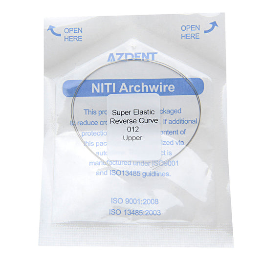 Archwire Niti Reverse Curve Round Full Size 2pcs/Pack