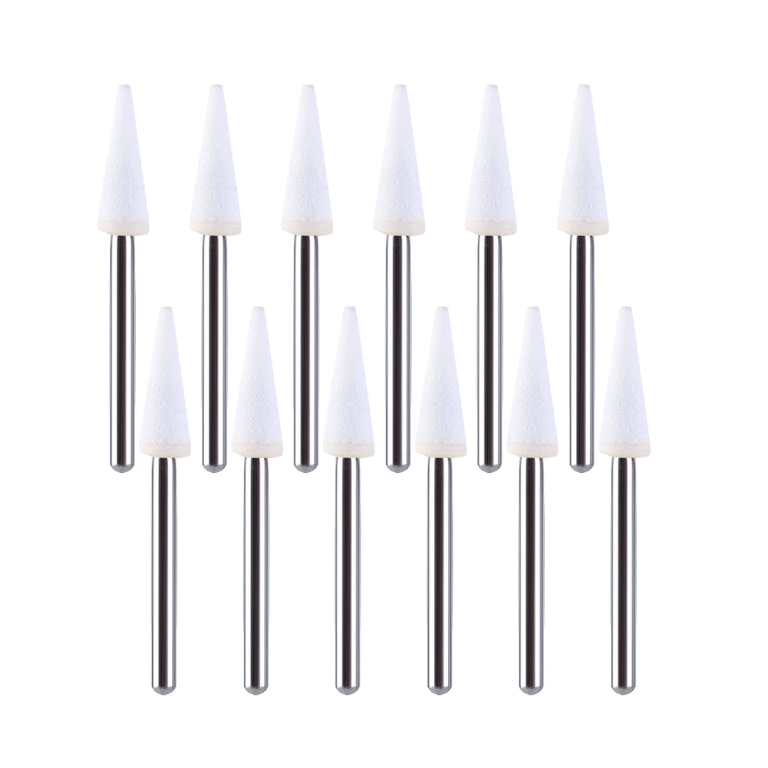 Dental Polishing FG Burs Cone Shape White Stone 12pcs/Kit