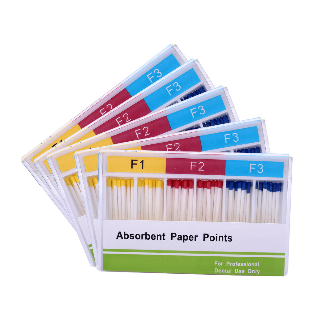 Absorbent Paper Points F Series Mixed F1 F2 F3 100/Box