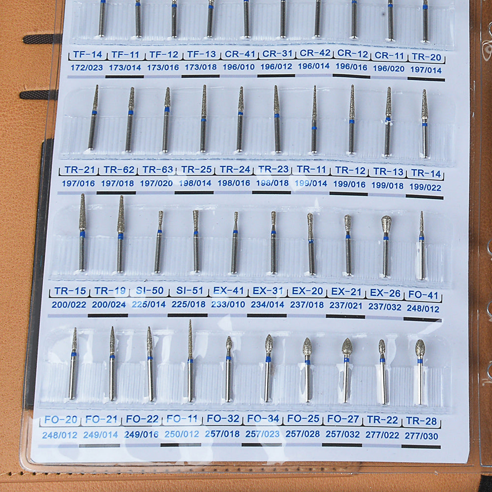 Diamond Burs Demonstation Book for high speed handpiece