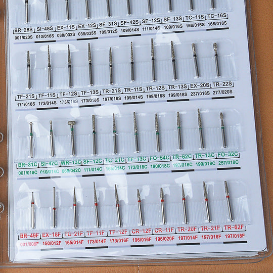 Diamond Burs Demonstation Book for high speed handpiece