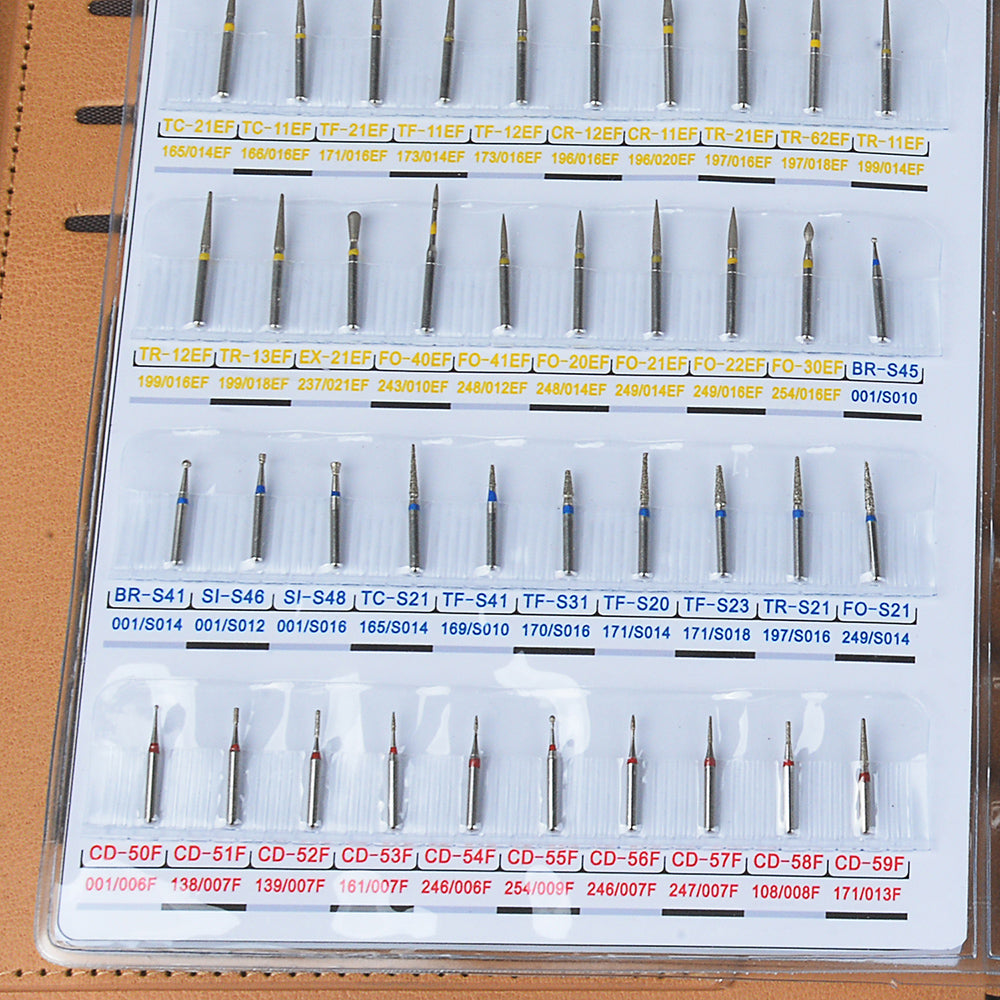 Diamond Burs Demonstation Book for high speed handpiece