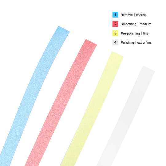 Dental Finishing & Polishing Strip for Interproximal Application Coarse Medium Fine Extra Fine 4mm