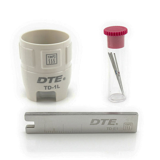 Woodpecker LED Ultrasonic Piezo Scaler DTE D5 Detachable Handpiece 6 Tips Scaling+Perio+Endo Black/Blue/Green/Purple