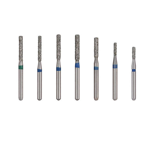 Diamond Bur SF Series Full Size Flat End Cylinder 5pcs/Pack