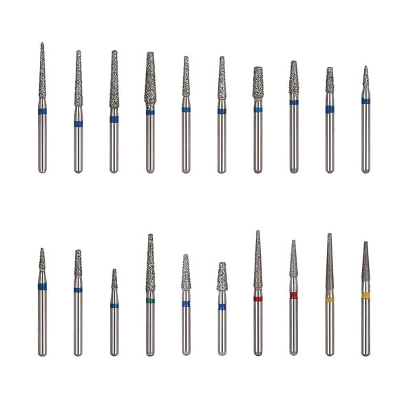 Diamond Bur TF Series Full Size Flat Cone 5pcs/Pack