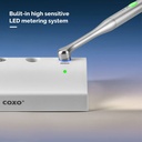 COXO LED Curing Light Light-curing & Caries Detection Modes with Light Meter 360° Rotation Head Metal Body