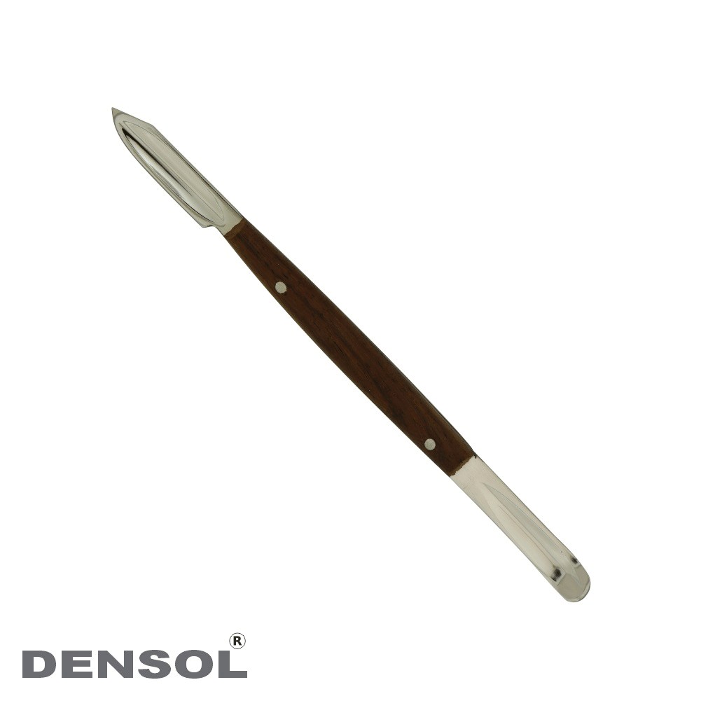 [lessmann-wax-knife-1] Lessmann tandheelkundig wasmes van 13 cm voor precisiewerk in het laboratorium.