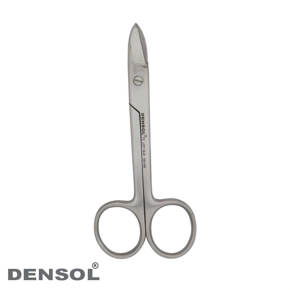 [103-104] Beebee Crown 12 cm gebogen schaar voor nauwkeurig knippen