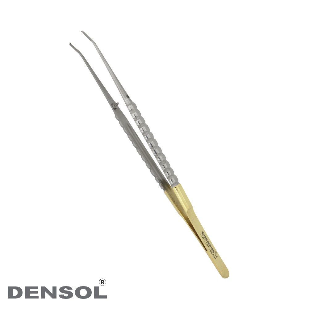 [102-094d] Micro Dental Tissue Forceps 1mm Cvd 18cm with Diamond Dusting