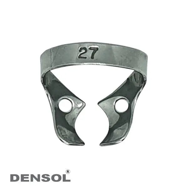 [clamp27] Rubber Dam Clamp for Premolars #27 with Satin Finish