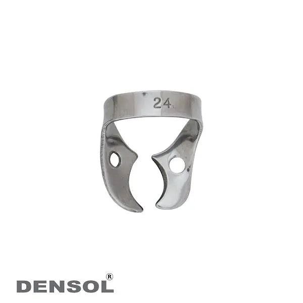 Wingless Rubber Dam Clamp #24 for Upper Molars and Lower Right