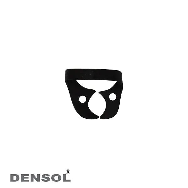 Wingless Rubber Dam Clamp #25 in Sleek Black Finish