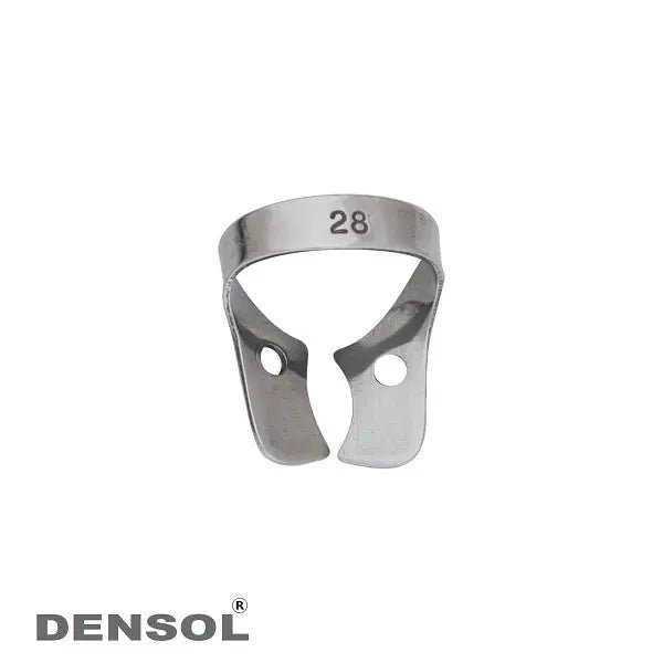 Wingless Rubber Dam Clamp #28 for Lower Molars