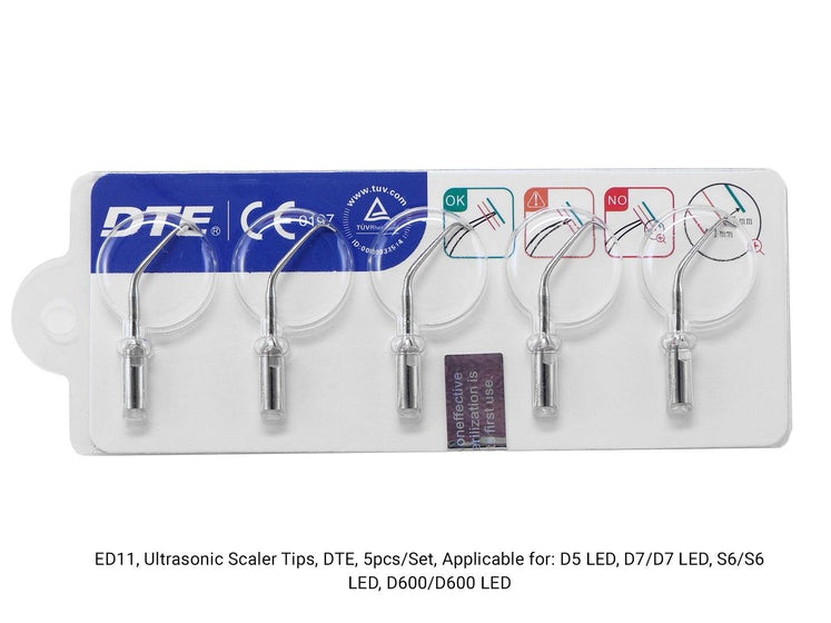 [41012057] Woodpecker DTE ED11 Ultrasonic Scaler Tips 5Pcs/ Set