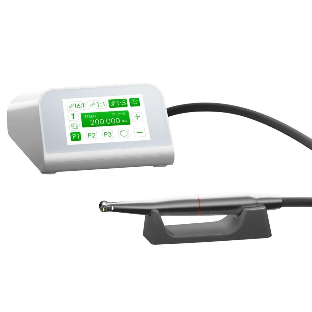 [10207001] Woodpecker Dental Electric Motor Brushless with 1:5 Contra Angle 3.5" LCD Screen MT2