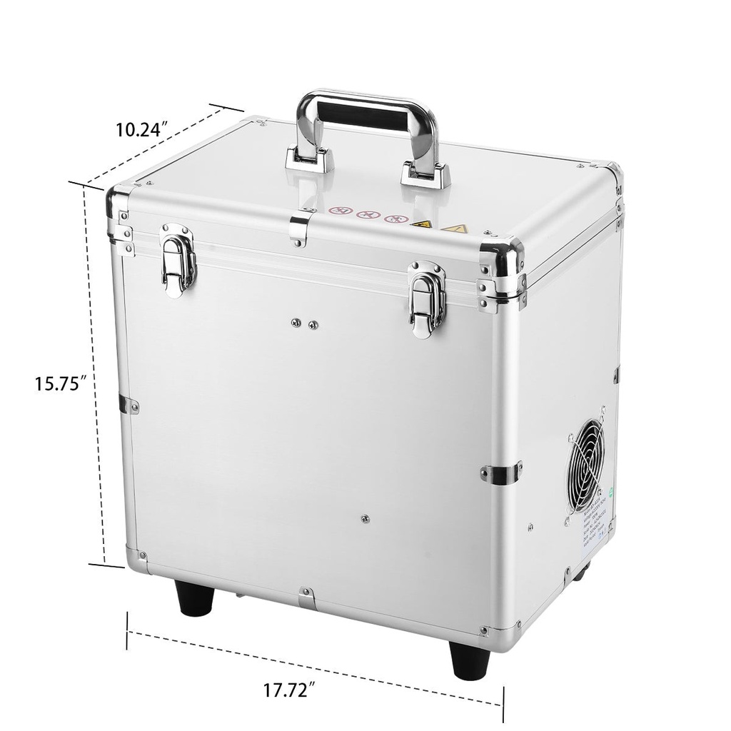 [117010010] Portable Dental Turbine Machine Dental Delivery Unit Suction System with Air Compressor 4 Holes BD-402B Pull Rod