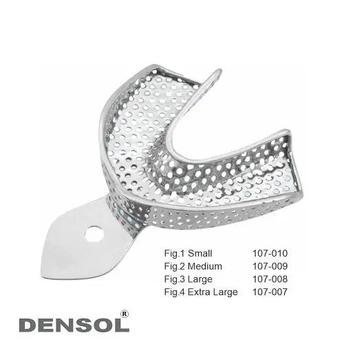 [107-008] Large Perforated Lower Jaw Impression Tray