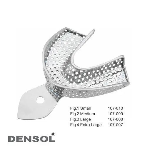 XL Perforated Impression Tray for Lower Jaw