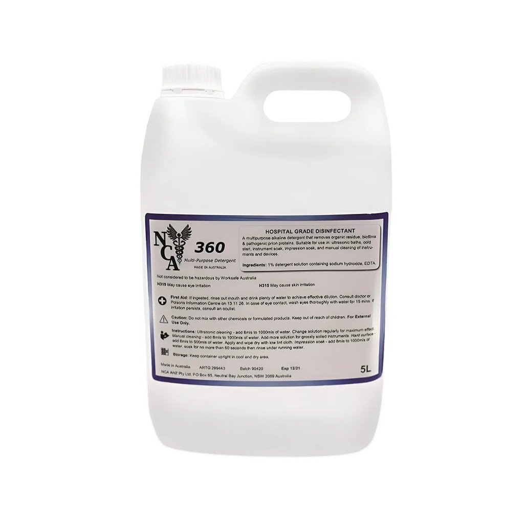 [CH01] 360 Reinigingsmiddel voor handmatige en ultrasone reinigers 5L