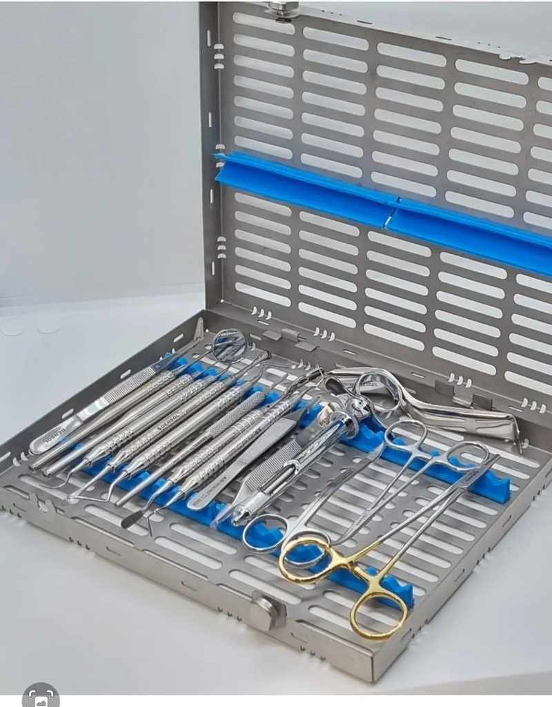 [bskit17] Comprehensive 17-Piece Surgical Tool Set with Sterilization Case