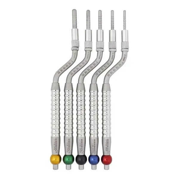 [ar-110-002] Curved Convex Osteotome Set for Sinus Lift – 5 Pieces