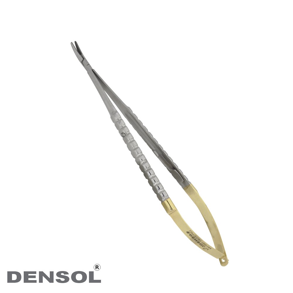 [103-144] Curved Tungsten Carbide Needle Holder TC 18cm by Castroviejo