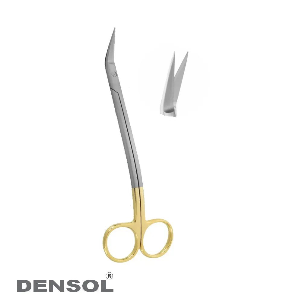 Curved Tungsten Carbide Tonsil Scissors - 17cm by Dean