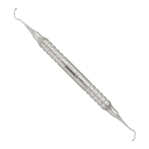 [102-244] Dental Excavator #244 1.4mm Round Spoon with Triple Angled Tips