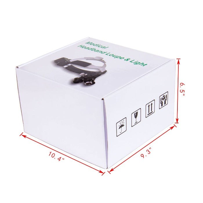 [1592100212] Dental Loupe Headband 3.5X Magnification Surgical Binocular Loupes With 5W LED Headlight