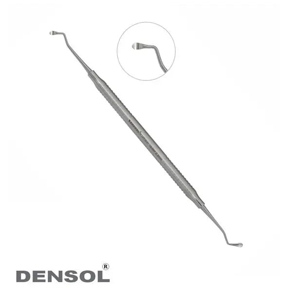 Double-Ended 2.5mm Spoon Oval Dental Excavators