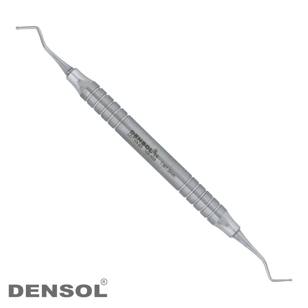 [102-303] Double-Ended Dental Filling Ball Burnishers 1.6/1.2mm with Hollow Handle