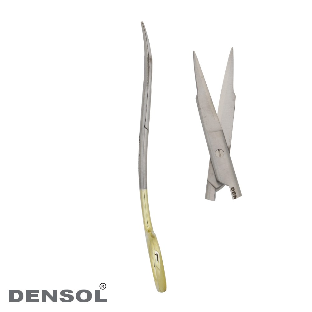 [103-114-1] Goldman Fox 13 cm Curved Scissors with Tungsten Carbide Edge