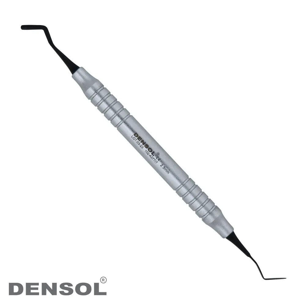 [102-437tit] Heidemann TIT Schwarzes 2,5 mm flaches Kunststoffinstrument