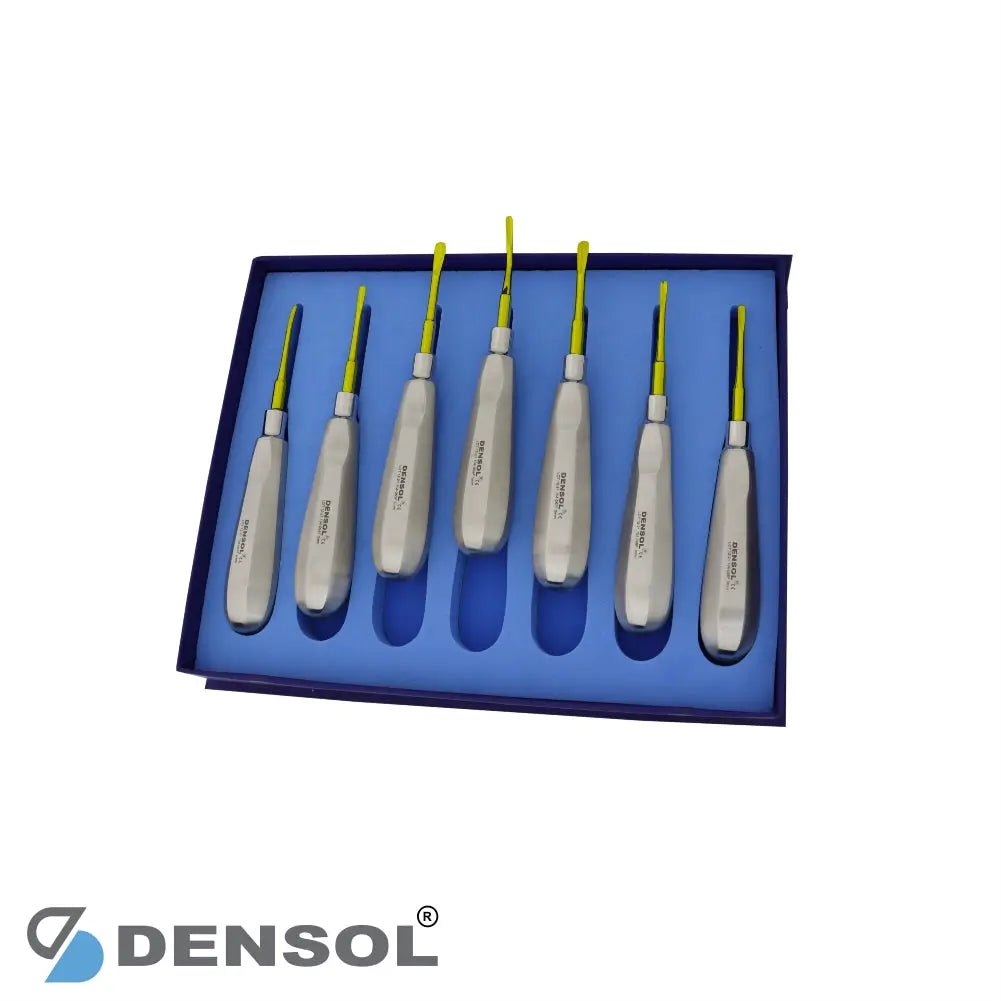 [lxset7g] Luxating Root Elevator Set of 7 with TIT Gold Finish