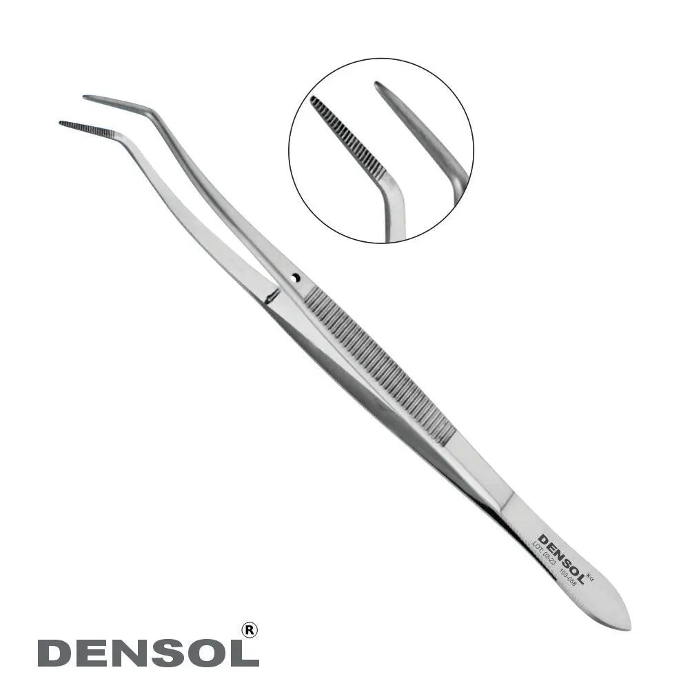 Meriam 16cm Serrated Tweezers - AISI 410 Stainless Steel