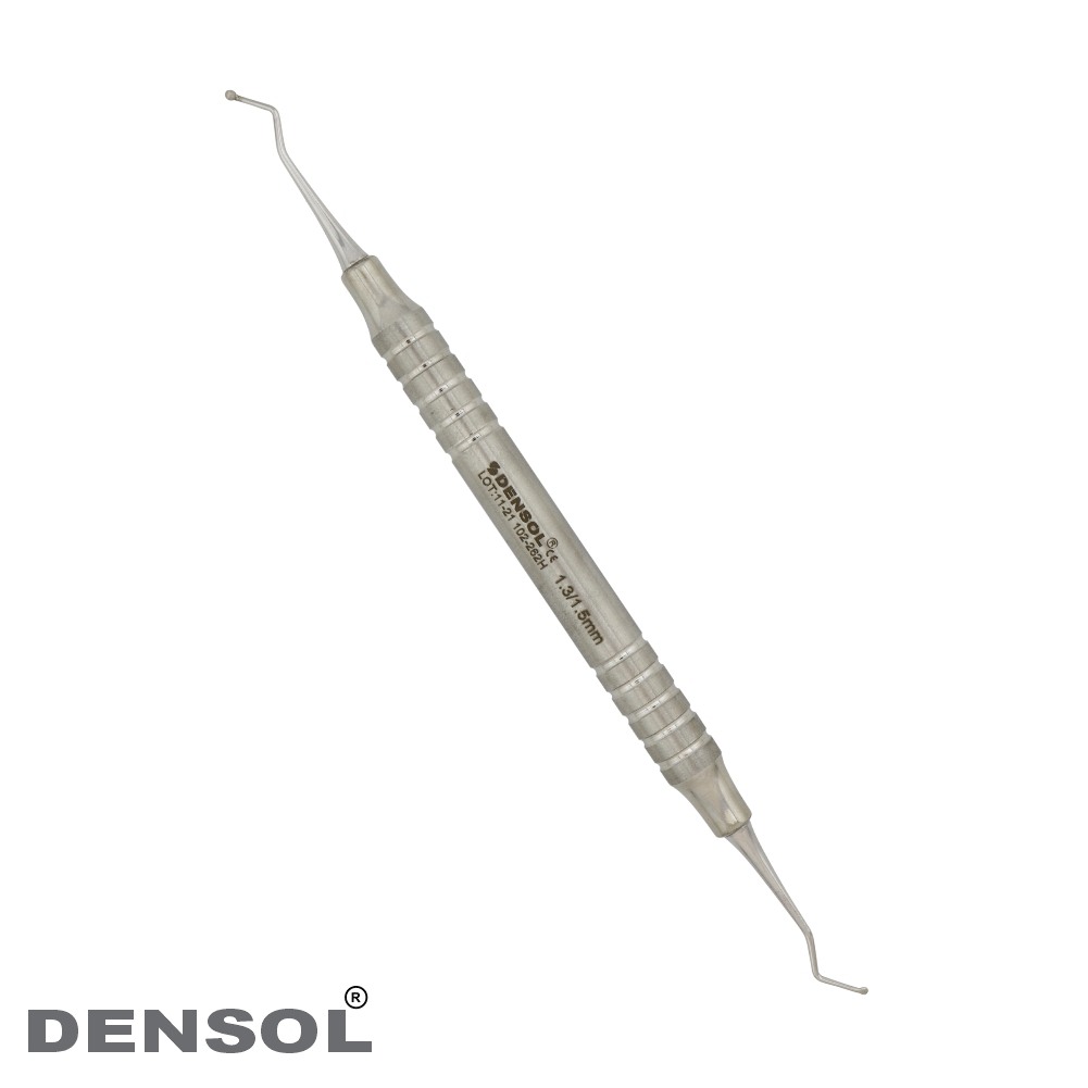 Restorative Dental Excavators with 1.3/1.5mm Round Spoon Tips