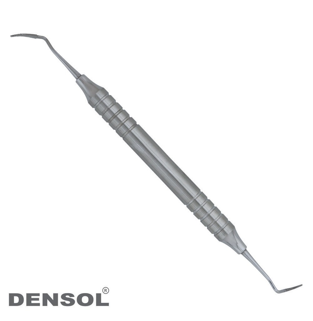 [106-375] Schluger Double-Ended Periodontal File with Anatomical Handle 9/10