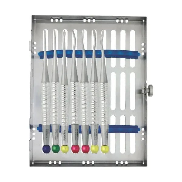 Set of 7 Precision Approximal Elevators for Dental Surgery