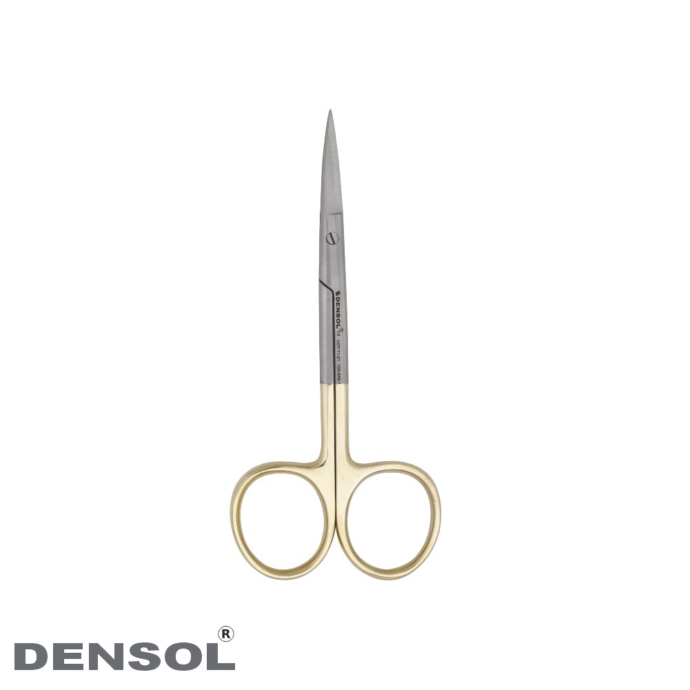 Tungsten Carbide Straight Iris Scissors 11.5 cm with SuperCut Technology