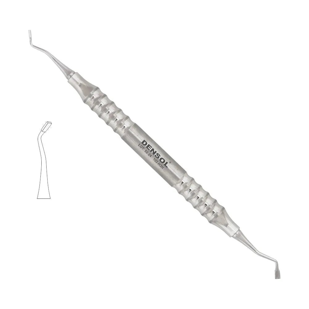 Hollow Handle Dental Amalgam Condenser with Flat Hollenback End
