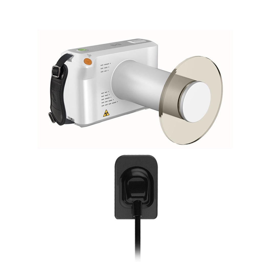 [52035001+22902005] Dental iRay Portable Handheld X Ray Machine with Digital Intra-oral Sensor Pluto 0015X Kit