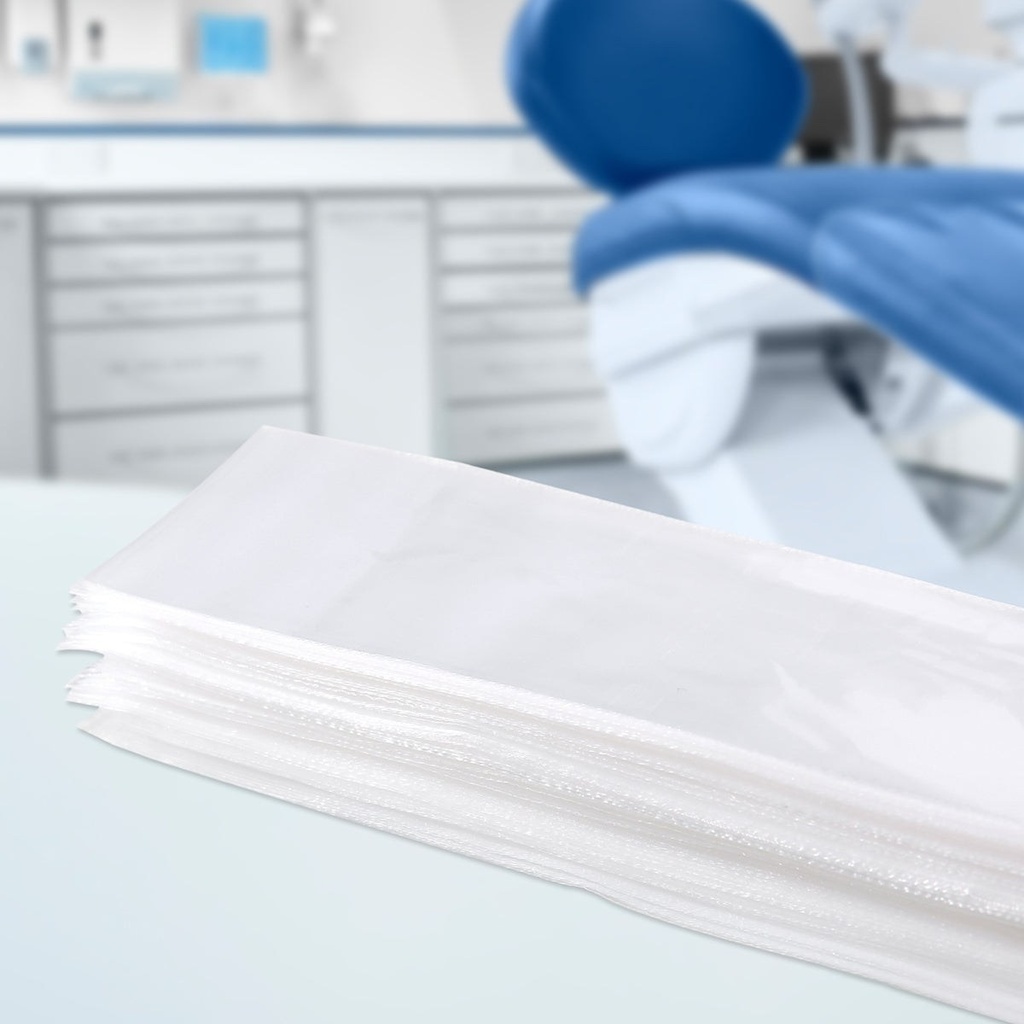 [114007079] Disposable Plastic Dental X-Ray Digital Sensor Sleeves Covers 1.65"×7.87" 200Pcs/Box (X-Ray Sensor Sleeves / 1 Box)