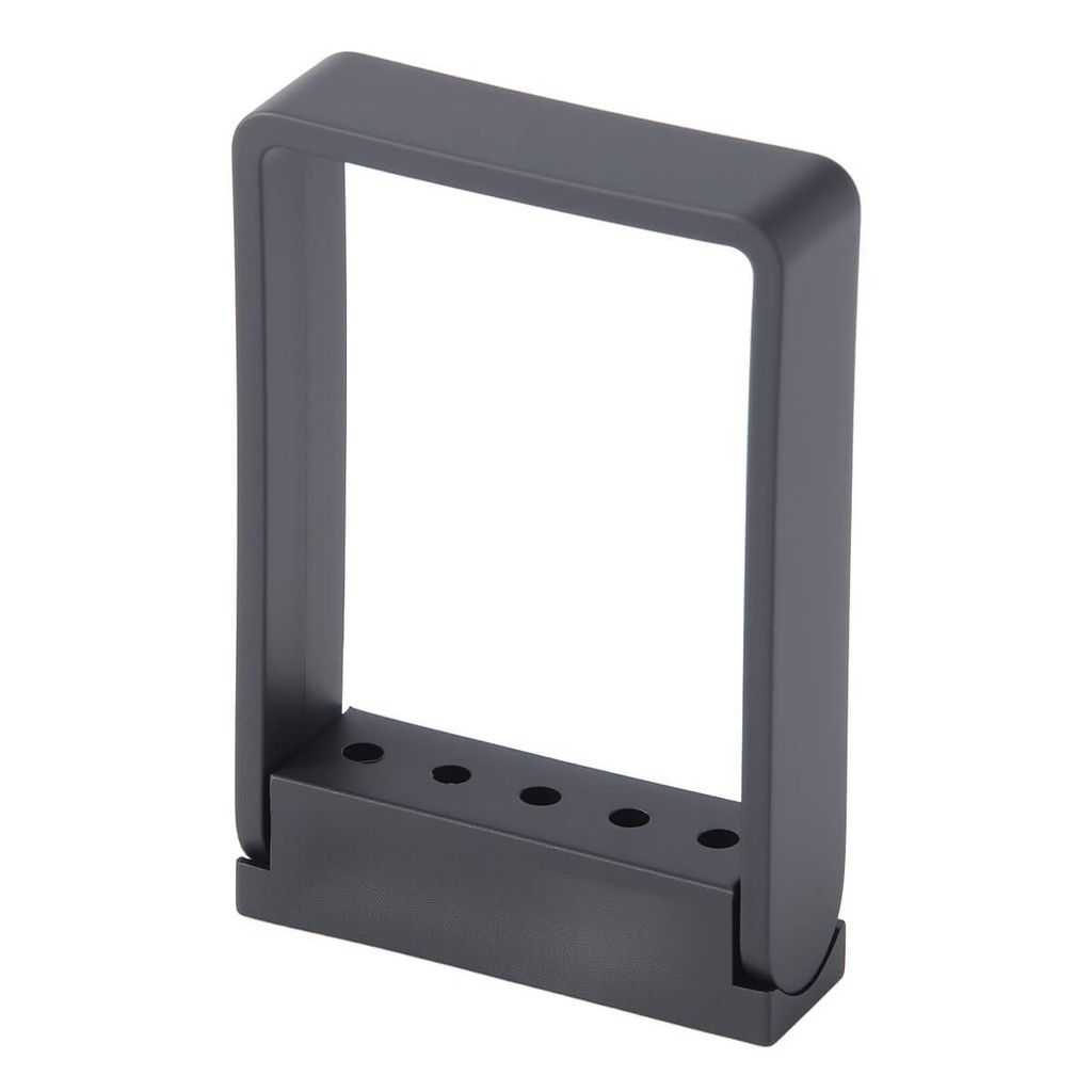 Dental 5 Holes HP Bur Autoclave Holder Compound Plastic (Burs Disinfection Holder / Black / 10 Pcs)