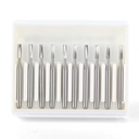 Dental Carbide Bur FG #558 Straight Fissure Crosscut 10pcs/Box